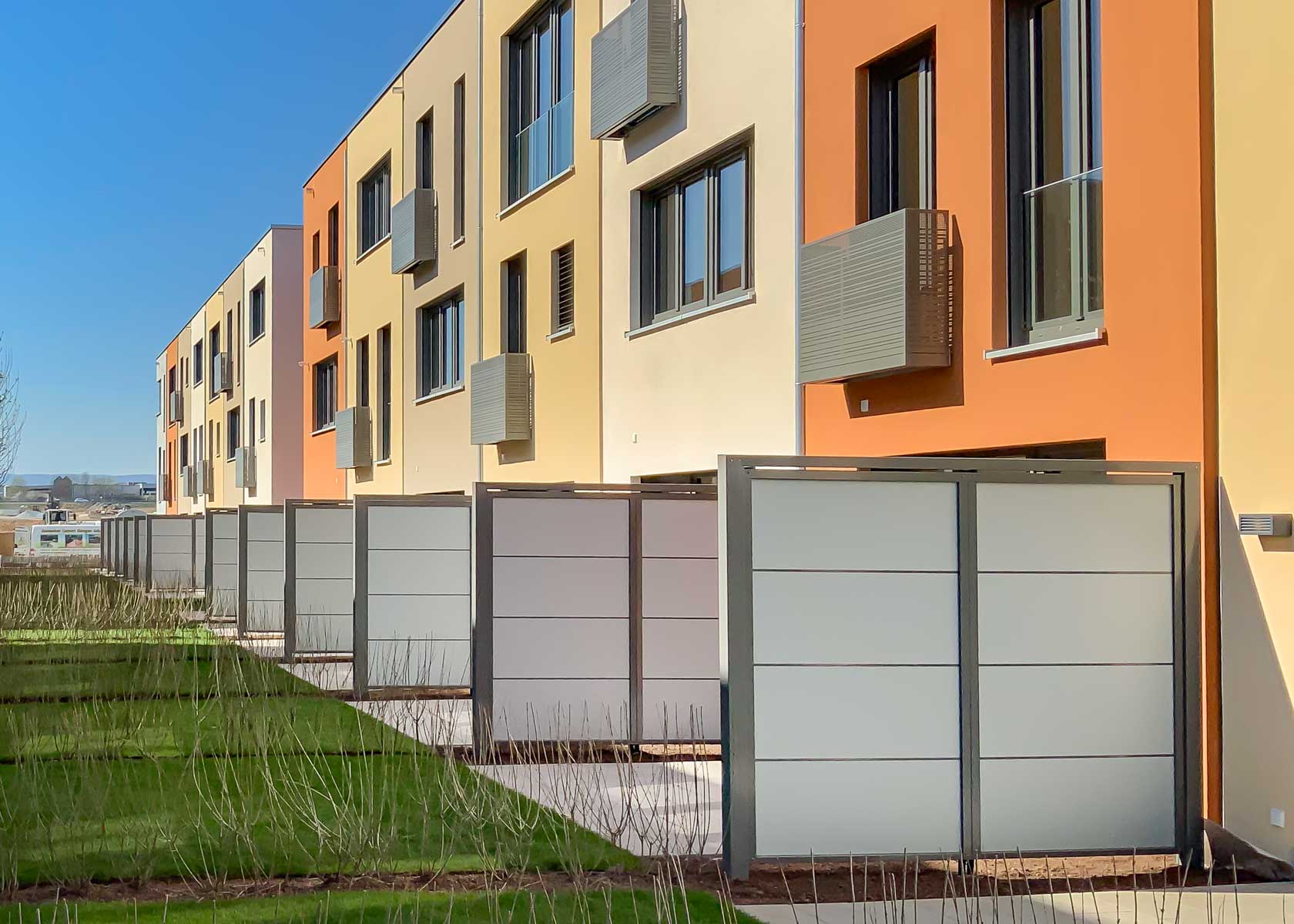 Sichtschutzwände als Terrassenabtrennung