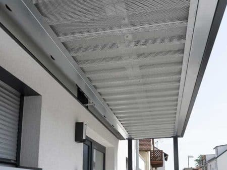 Siebau Vordach Serie CP mit Dachunterverkleidung
